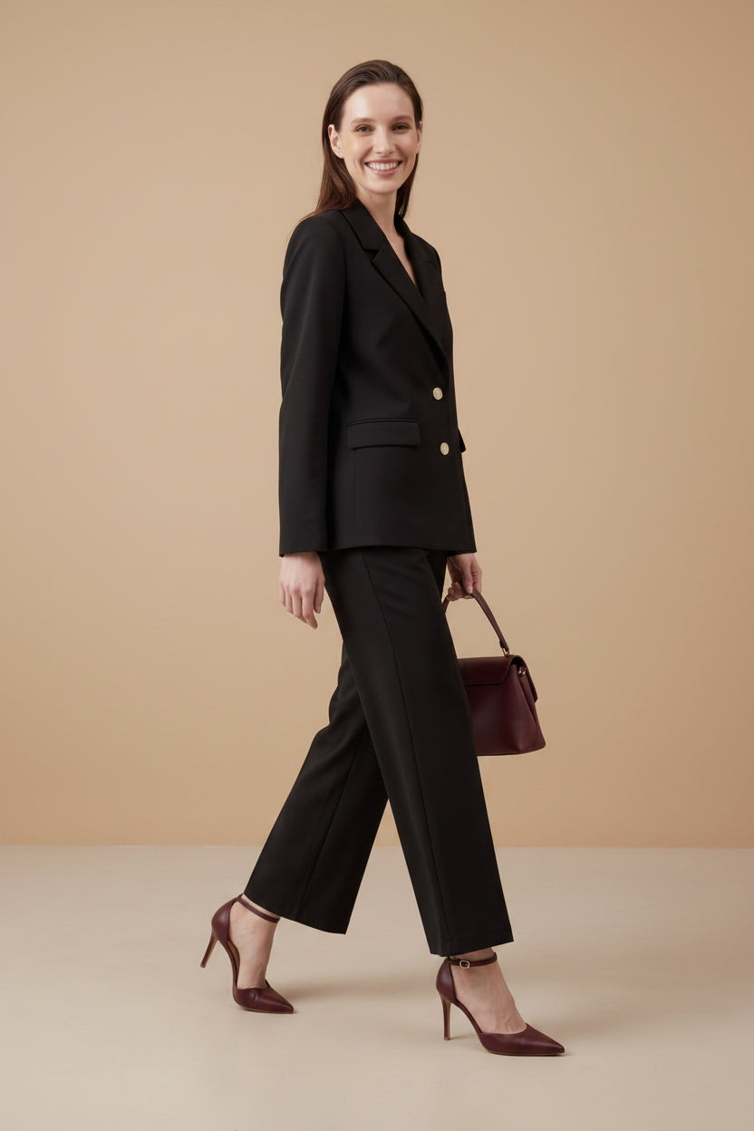 Yırtmaçlı Blazer Ceket